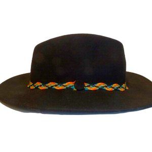 Black Wool Western hat
